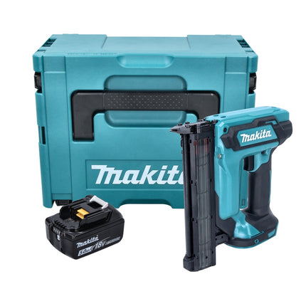 Makita DFN 350 T1J chiodatrice verticale a batteria 18 V 15 - 35 mm + 1x batteria ricaricabile 5,0 Ah + Makpac - senza caricabatterie