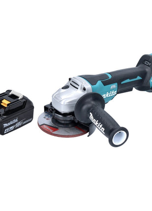 Amoladora angular a batería Makita DGA 515 M1 18 V 125 mm sin escobillas + 1x batería 4,0 Ah - sin cargador