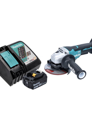 Makita DGA 515 RM1 Akku Winkelschleifer 18 V 125 mm Brushless + 1x Akku 4,0 Ah + Ladegerät