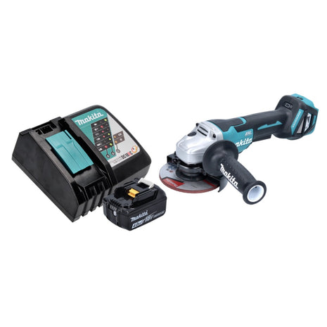 Makita DGA 515 RM1 Meuleuse d'angle sur batterie 18 V 125 mm sans balai + 1x batterie 4,0 Ah + chargeur