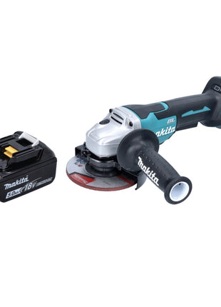 Makita DGA 515 T1 Akku Winkelschleifer 18 V 125 mm Brushless + 1x Akku 5,0 Ah - ohne Ladegerät