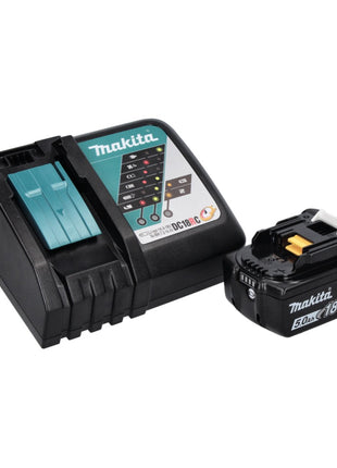 Makita DGA 515 RT1 Akku Winkelschleifer 18 V 125 mm Brushless + 1x Akku 5,0 Ah + Ladegerät