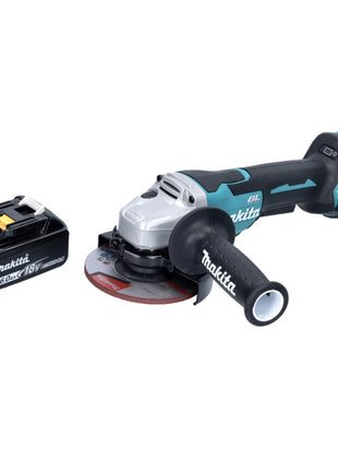 Makita DGA 515 G1 Akku Winkelschleifer 18 V 125 mm Brushless + 1x Akku 6,0 Ah - ohne Ladegerät