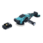 Makita DPO 500 A1 Akku Exzenterpolierer 18 V 125 mm Brushless + 1x Akku 2,0 Ah - ohne Ladegerät