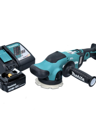 Makita DPO 500 RF1 Akku Exzenterpolierer 18 V 125 mm Brushless + 1x Akku 3,0 Ah + Ladegerät