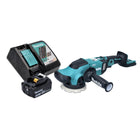 Makita DPO 500 RM1 Akku Exzenterpolierer 18 V 125 mm Brushless + 1x Akku 4,0 Ah + Ladegerät