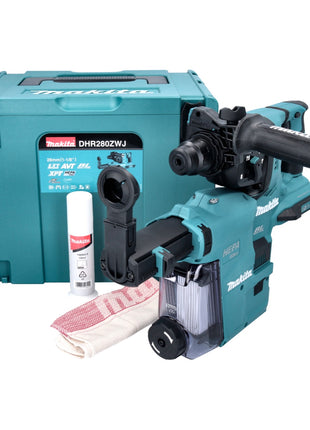 Makita DHR 280 ZJ Perforateur burineur sans fil SDS-PLUS, 36V (2x18V), sans balai, Solo + Makpac - sans batterie, sans chargeur