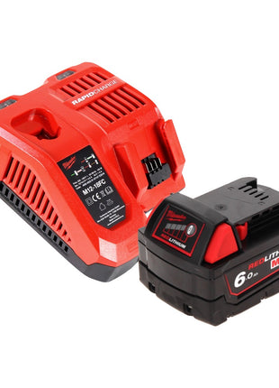 Milwaukee M18 FIWF12-601 FC Atornillador de impacto inalámbrico 18 V 300 Nm 1/2" sin escobillas + 1x batería 6,0 Ah + cargador