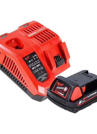 Luz de batería Milwaukee M18 TLED LED + 1x batería 2.0 Ah + cargador