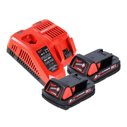 Milwaukee M18 TLED Akku Leuchte LED + 2x Akku 2,0 Ah + Ladegerät