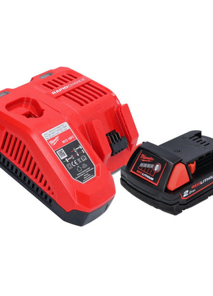 Milwaukee M18 CAG115XPDB Meuleuse d'angle sans fil 115mm 18V Brushless + 1x Batterie 2,0Ah + Chargeur