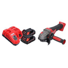 Milwaukee M18 CAG115XPDB-202 Akku Winkelschleifer 18 V 115 mm Brushless + 2x Akku 2,0 Ah + Ladegerät