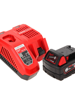 Sierra circular de batería Milwaukee M18 CCS55-601 18 V 165 mm + 1x batería 6,0 Ah + cargador