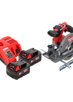 Scie circulaire sans fil Milwaukee M18 CCS55-602 18 V 165 mm + 2x batteries 6,0 Ah + chargeur