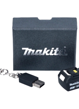 Makita Pendrive 16 GB USB Stick im Akku Design BL 1860 B Schlüsselanhänger Makita Merch Fan Artikel