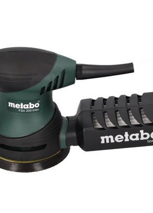 Lijadora excéntrica Metabo FSX 200 Intec 240 W 125 mm + 4x Juego de lijado Toolbrothers TURTLE + estuche