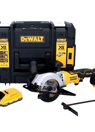 DeWalt DCS 571 Akku Handkreissäge 18 V 115 mm Brushless + 1x Akku 3,0 Ah + TSTAK - ohne Ladegerät