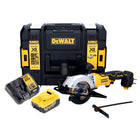 DeWalt DCS 571 M1 cordless circular saw 18 V 115 mm brushless + 1x battery 4.0 Ah + charger + TSTAK