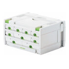 Festool SORTAINER SYS 3-SORT/9 Systainer Werkzeugkoffer Organizer ( 491985 ) 395 x 295 x 210 mm - Toolbrothers