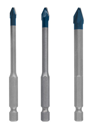 Bosch EXPERT HardCeramic HEX-9 jeu de forets 5,0 - 8,0 x 90 mm 3 pièces (2608900595) Carbide Technology