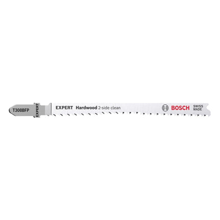 Bosch EXPERT Hardwood 2 side clean T 308 BFP Stichsägeblatt 117 mm 25 Stk. ( 2608901181 ) Bi-Metall