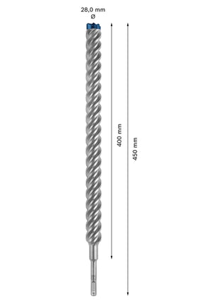 Bosch Expert SDS plus 7X Hammerbohrer 28 x 450 mm ( 2608900154 ) 4 Schneiden Carbide Technology