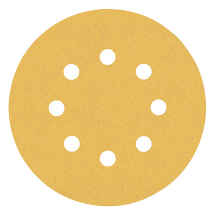 Papel de lija Bosch EXPERT C470 125 mm 8 agujeros G 120 50 piezas (2608900912) para lijadoras excéntricas