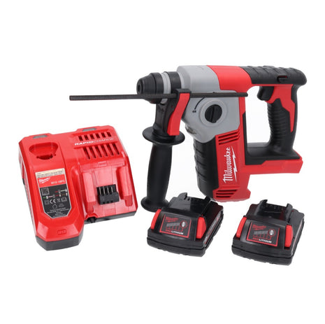 Milwaukee M18 BH-202FC marteau perforateur sans fil 18 V 1.2 J SDS plus + 2x batterie 2.0 Ah + chargeur