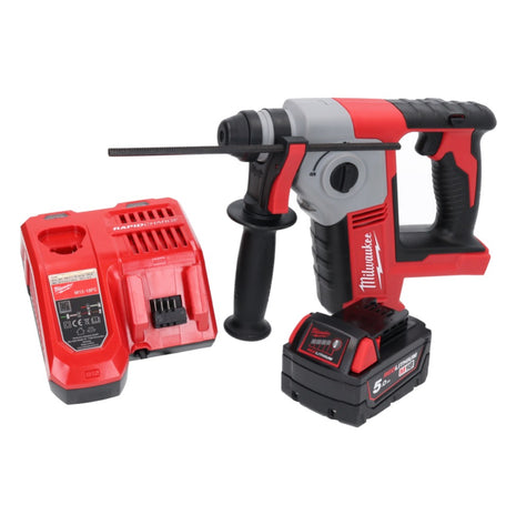 Milwaukee M18 BH-501FC Akku Bohrhammer 18 V 1,2 J SDS plus + 1x Akku 5,0 Ah + Ladegerät - Toolbrothers