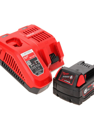 Milwaukee M18 BH-601FC Akku Bohrhammer 18 V 1,2 J SDS plus + 1x Akku 6,0 Ah + Ladegerät