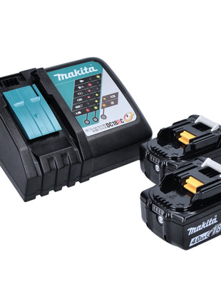 Makita DLX 2005 MJ Akku Combo Kit DHP 458 Akku Schlagbohrschrauber + DTD 146 Akku Schlagschrauber + 2x Akku 4,0 Ah + Ladegerät + Makpac