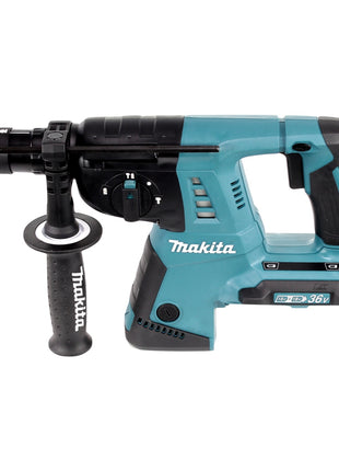 Kit combinado de batería Makita DLX 3049 PTJ Taladro percutor inalámbrico DHR 264 + sierra circular inalámbrica DHS 710 + llave de impacto inalámbrica DTD 152 + 4 baterías de 5,0 Ah + cargador + 2x Makpac