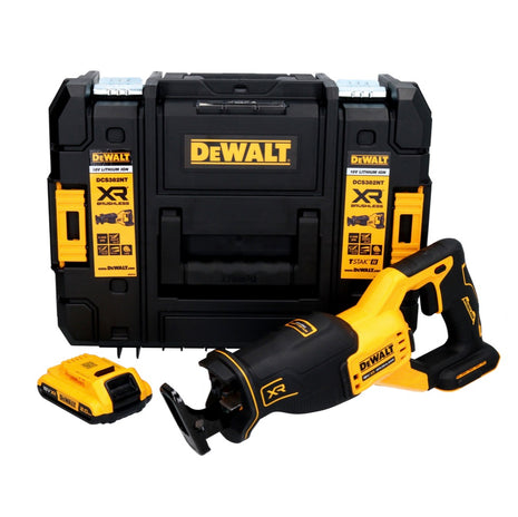 DeWalt DCS 382 NT Akku Reciprosäge Säbelsäge 18 V Brushless + 1x Akku 2,0 Ah + TSTAK - ohne Ladegerät