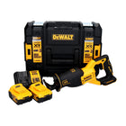 DeWalt DCS 382 P2T Akku Reciprosäge Säbelsäge 18 V Brushless + 2x Akku 5,0 Ah + Ladegerät + TSTAK