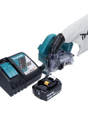 Makita DCC 500 RF1 Akku Diamantschneider 18 V 125 mm Brushless + 1x Akku 3,0 Ah + Ladegerät - Toolbrothers