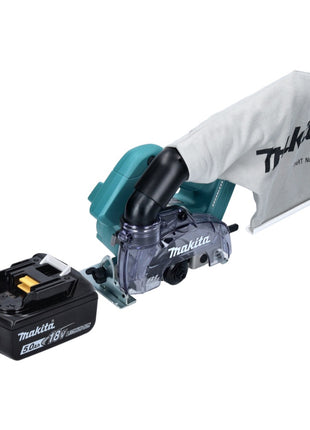 Makita DCC 500 T1 Akku Diamantschneider 18 V 125 mm Brushless + 1x Akku 5,0 Ah - ohne Ladegerät - Toolbrothers