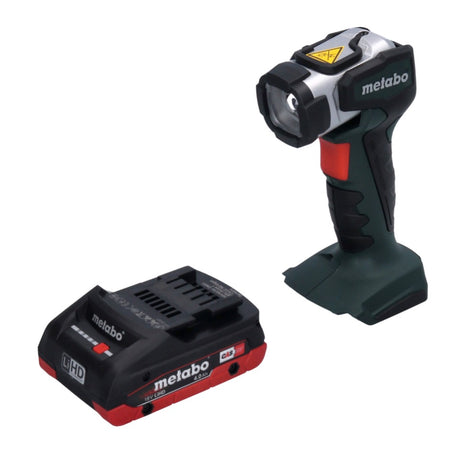 Metabo ULA 14,4 - 18 LED Akku Handscheinwerfer 18 V 280 lm + 1x Akku 4,0 Ah - ohne Ladegerät