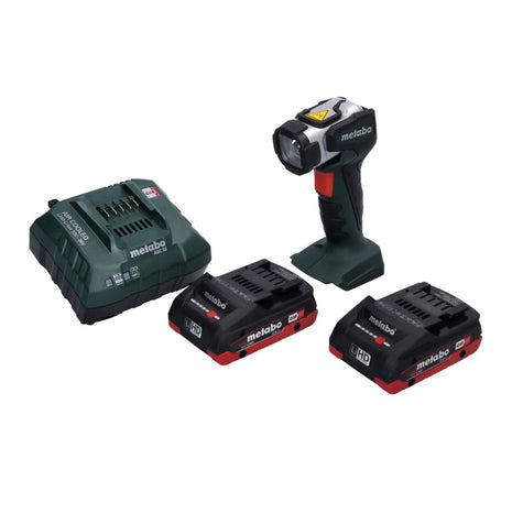 Metabo ULA 14.4 - Foco de mano con batería 18 LED 18 V 280 lm + 2x baterías 4,0 Ah + cargador