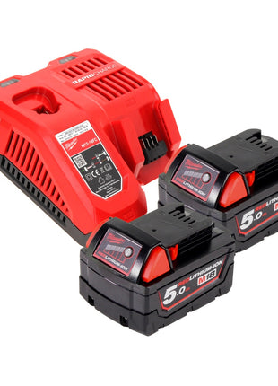 Milwaukee M18 CCS55-502 Akku Handkreissäge 18 V 165 mm + 2x Akku 5,0 Ah + Ladegerät - Toolbrothers