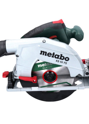 Metabo KS 66 FS Handkreissäge 1500 W 190 mm + 1x Sägeblatt + Führungsschiene