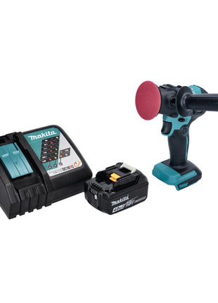 Makita DPV 300 RM1 Akku Schleifer Polierer 18 V 50 / 80 mm Brushless + 1x Akku 4,0 Ah + Ladegerät - Toolbrothers