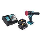 Makita DPV 300 RG Akku Schleifer Polierer 18 V 50 / 80 mm Brushless + 2x Akku 6,0 Ah + Ladegerät - Toolbrothers