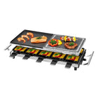 ProfiCook PC-RG 1144 Raclette Grill 2 in 1 Naturgrillstein Wendegussplatte 1700 W für bis zu 10 Personen ( 501144 )