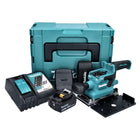 Makita DBO 380 RG1J Akku Schwingschleifer 18 V 93 x 185 mm Brushless + 1x Akku 6,0 Ah + Ladegerät + Makpac