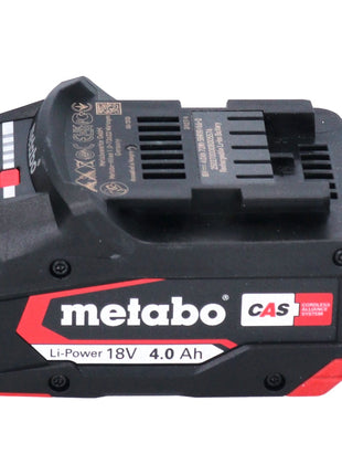 Batería Metabo Li-Power 18 V 4,0 Ah CAS Li-Ion (625027000) con indicador de nivel de carga - sucesora de 625591000