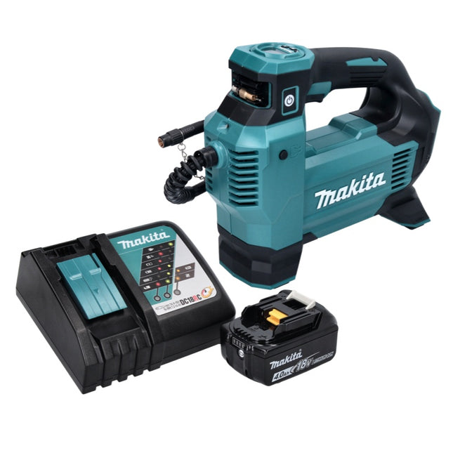 Makita DMP 181 RM1 cordless compressor 18 V 11.1 bar + 1x rechargeable battery 4.0 Ah + charger