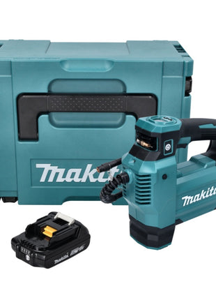 Compresseur sur batterie Makita DMP 181 A1J 18 V 11,1 bar + 1x batterie 2,0 Ah + Makpac - sans chargeur