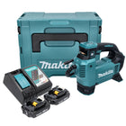 Compressore a batteria Makita DMP 181 RAJ 18 V 11,1 bar + 2x batteria ricaricabile 2,0 Ah + caricabatterie + Makpac