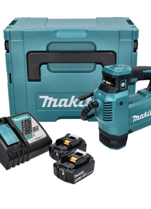 Compresor de batería Makita DMP 181 RFJ 18 V 11,1 bar + 2x baterías 3,0 Ah + cargador + Makpac