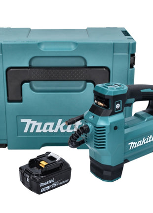 Makita DMP 181 T1J Akku Kompressor 18 V 11,1 bar + 1x Akku 5,0 Ah + Makpac - ohne Ladegerät